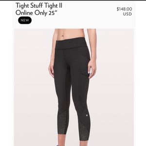 LULULEMON LEGGINGS // Tight Stuff Tight ||, 25’’